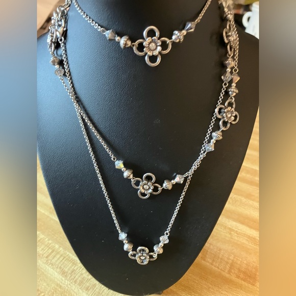 🌸Brighton Floral Crystal Necklace